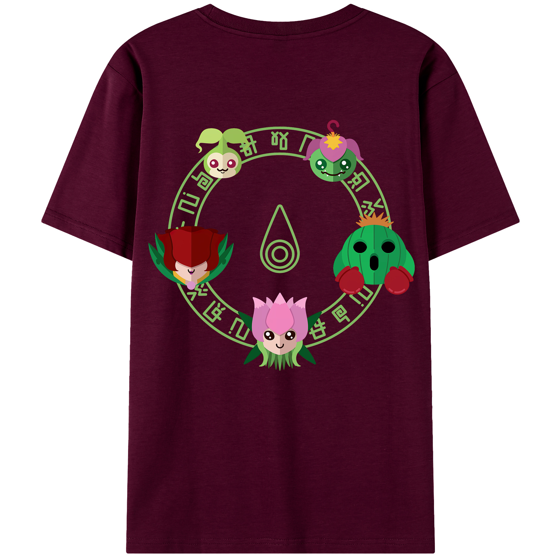 （画像用） Digimon デジタルモンスター/デジモン レディース半袖Tシャツ(バックプリント)